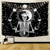 Lofaris Black And White Divination Art Decor Wall Tapestry